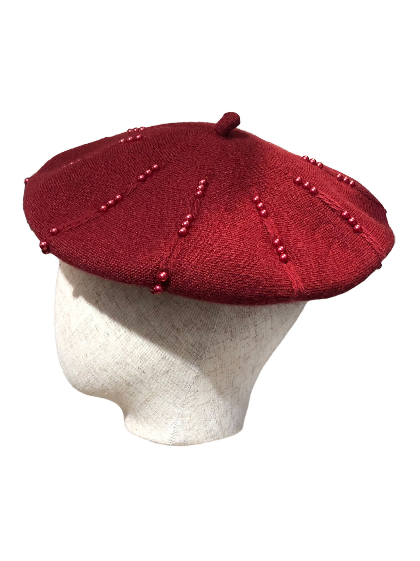 Pearl & Cashmere beret