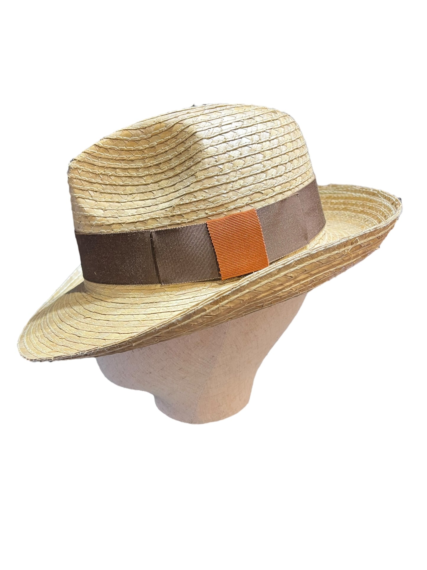 Seagrass fedora orange