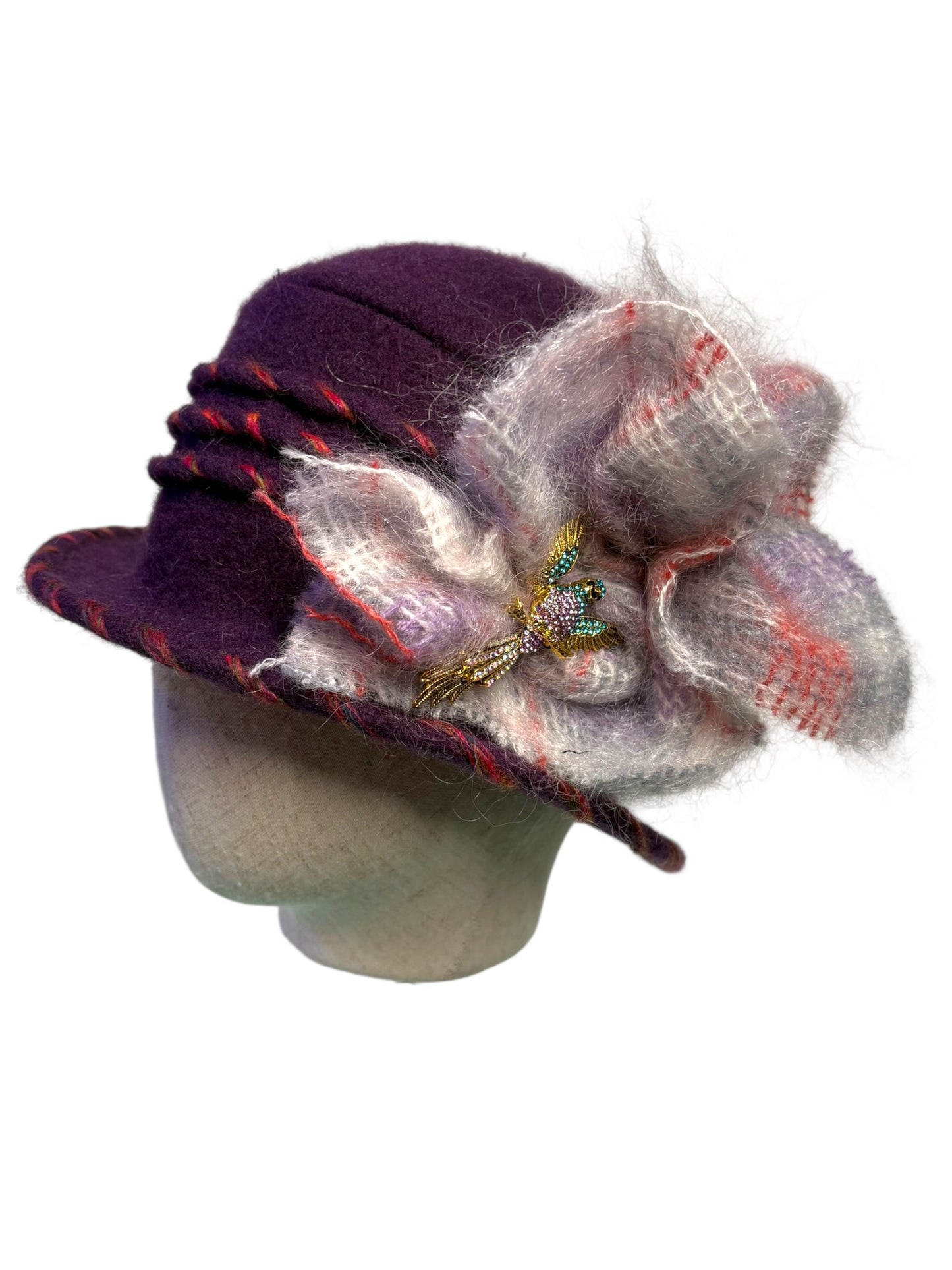 Aubergine and parrot