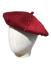 Load image into Gallery viewer, Pearl &amp; Cashmere beret
