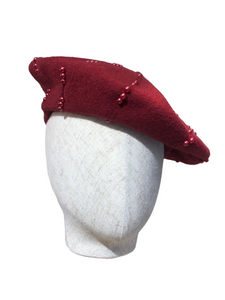 Pearl & Cashmere beret